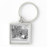 Henri IV  curing the sufferers of scrofula Key Chains
