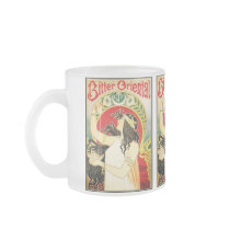 Henri Privat~Livemont ~ Art Nouveau Coffee Mugs