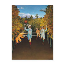 Henri Rousseau - Football Players Post Card