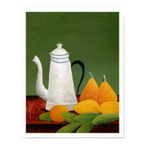 Henri Rousseau - Still Life with Fruit & Teapot Print