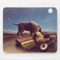 Henri Rousseau - The Sleeping Gypsy mousepads