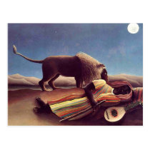 Henri Rousseau - The Sleeping Gypsy postcards