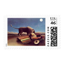 Henri Rousseau - The Sleeping Gypsy stamps