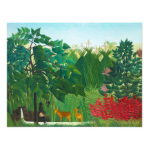 Henri Rousseau The Waterfall Invitations