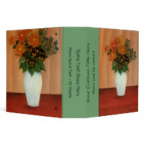Henri Rousseau's Bouquet of Flowers (circa 1900) Vinyl Binders