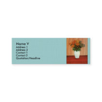 Henri Rousseau's Bouquet of Flowers (circa 1900) Business Card Templates