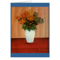 Henri Rousseau's Bouquet of Flowers (circa 1900) Greeting Card