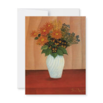 Henri Rousseau's Bouquet of Flowers (circa 1900) Personalized Invitations