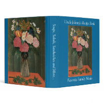 Henri Rousseau's Flowers in a Vase (1909) Binder