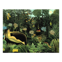 Henri Rousseau's The Dream (1910) Custom Invitations