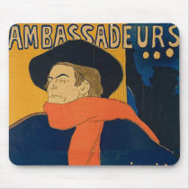 Henri Toulouse Lautrec - Aristide Bruant (Detail) mousepads