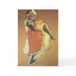 Henri Toulouse Lautrec - Jane Arvil Dancing Card