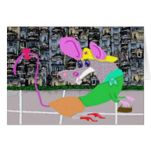 Henrietta In Her High Heels Card