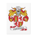 Henriquez Family Crest postcards