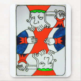 Henry 8 Mouse Pad Hold em Suicide King Poker Card