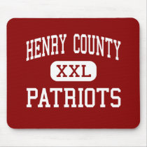 Henry County - Patriots - High - Paris Tennessee mousepads
