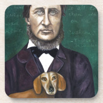 Henry David Thoreau cork coasters