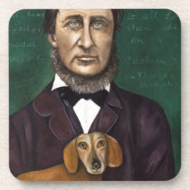 Henry David Thoreau cork coasters
