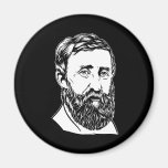 Henry David Thoreau portrait Fridge Magnet