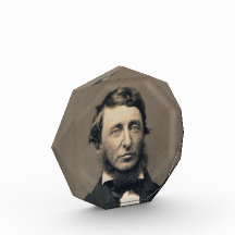 Henry David Thoreau Portrait Maxham daguerreotype Acrylic Award