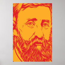 Henry David Thoreau portrait Posters