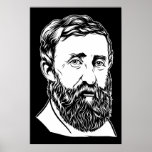 Henry David Thoreau portrait Posters