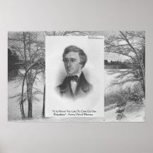 Henry David Thoreau Quote Posters