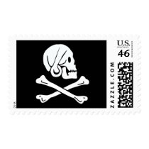 Henry Every authentic pirate flag Stamp