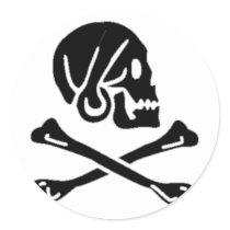 Henry Every authentic pirate flag stickers by PirateTavern Henry Every authentic pirate flag stickers