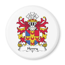 Henry Family Crest magnets