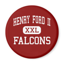 Henry Ford II - Falcons - High - Sterling Heights Refrigerator Magnets