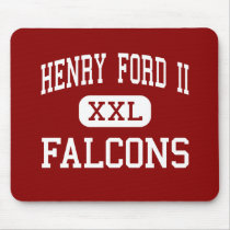 Henry Ford II - Falcons - High - Sterling Heights mousepads by customteamsportswear Henry Ford II - Falcons - High - Sterling Heights mousepads