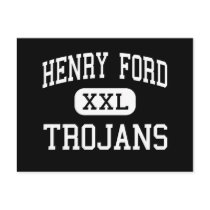 Henry Ford - Trojans - High - Detroit Michigan postcards by customteamsportswear Henry Ford - Trojans - High - Detroit Michigan postcards