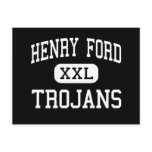 Henry Ford - Trojans - High - Detroit Michigan Post Cards