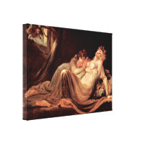 Henry Fuseli - Incubus Leaving Sleeping Women Canvas Prints