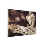 Henry Fuseli - The dead Achilles Gallery Wrapped Canvas