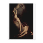 Henry Füssli Creation of Eve 1793 Nude Male Female Post Cards
