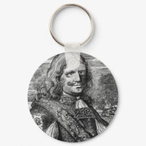 Henry Morgan Pirate Portrait keychains by PirateTavern Henry Morgan Pirate Portrait keychains