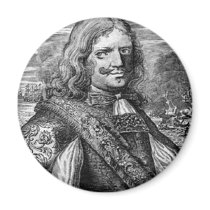 Henry Morgan Pirate Portrait magnets