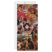 Henry Receives The Portrait Of Maria De' Medici By Rack Card Template