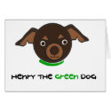 Henry the Green Dog Cards