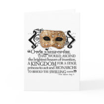 Henry V Quote Greeting Cards