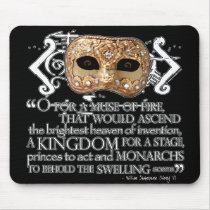 Henry V Quote Mouse Mat