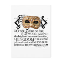 Henry V Quote Post Cards