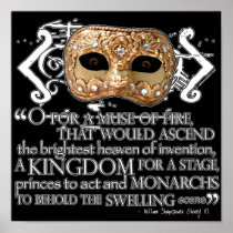 Henry V Quote Poster