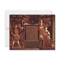 Henry Vii, Elizabeth Of York, Henry Viii And Jane Personalized Invite