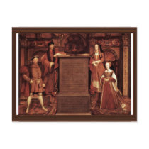 Henry Vii, Elizabeth Of York, Henry Viii And Jane Postcard