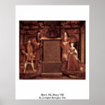 Henry Vii, Henry Viii By Leemput Remigius Van Poster