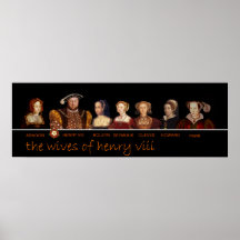 Henry VIII and his six wives Posters