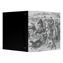 Henry VIII at the Royal Hunt in Epping Forest Vinyl Binder